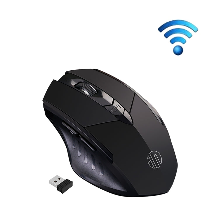 Inphic PM6 6 tasti 1000/1200/1600 DPI Programmazione macro domestica Gaming Mouse meccanico wireless, Black Wireless Charging Silent Version, Gray Wireless Charging Silent Version, Red Wireless Charging Silent Version
